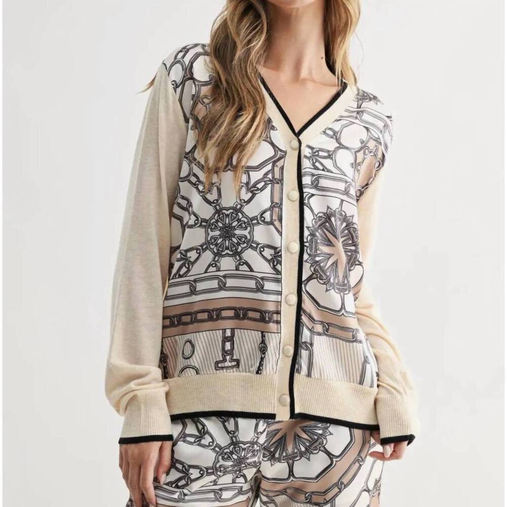 NEW JOH savanna cardigan in taupe
